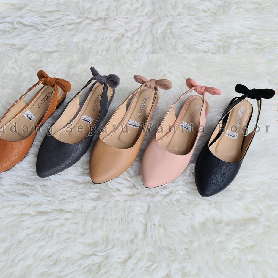 Terbaru Gratica Sepatu Wanita Sandal Flat Tali Pita MA 045