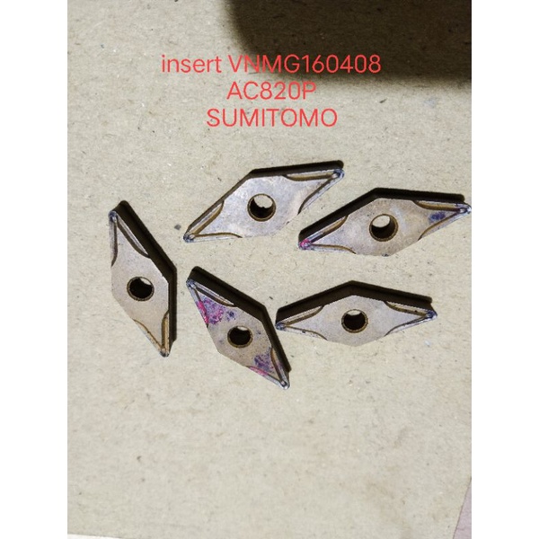 insert bubut VNMG160408 AC820P SUMITOMO pahat carbait vnmg1604 / vnmg 16 bekas layak pake