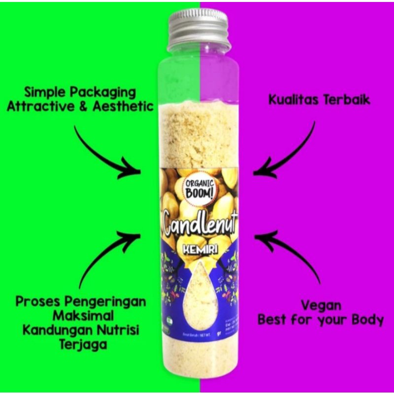 

Candlenut Powder 45g - Organic Boom! - Kemiri Murni Praktis