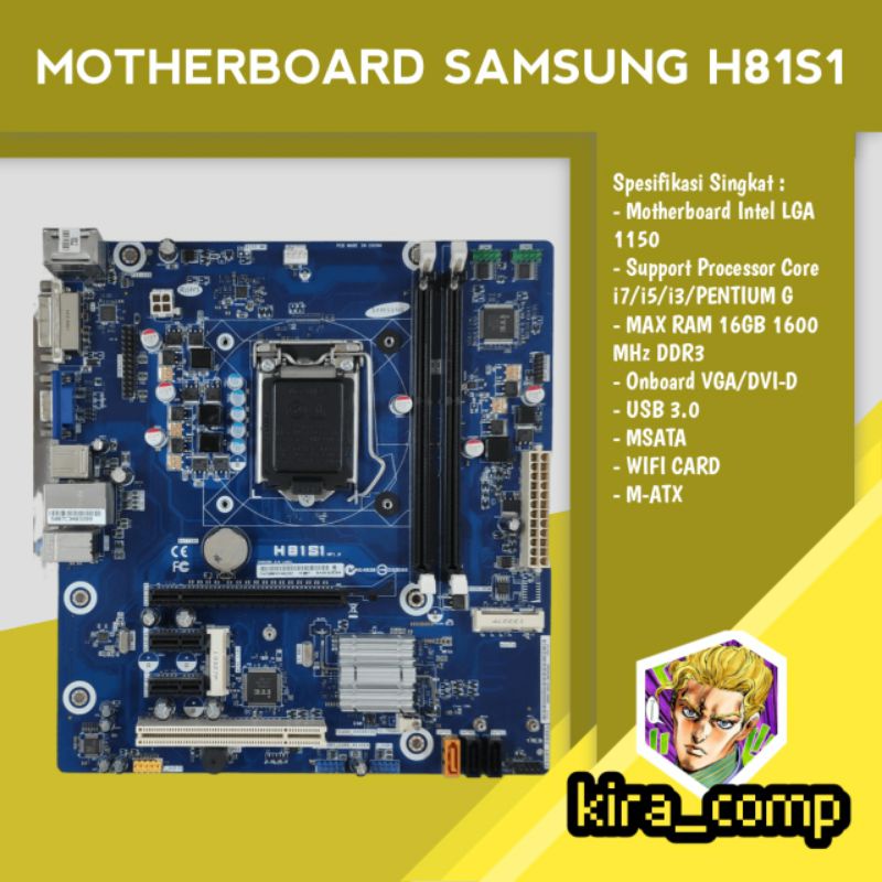 Motherboard Samsung H81S1 Gen 4 LGA 1150