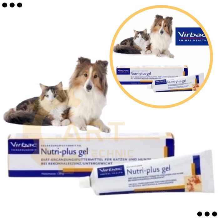 VITAMIN ANJING KUCING NUTRI PLUS GEL NUTRIPLUS GEL 120GR ORIGINAL