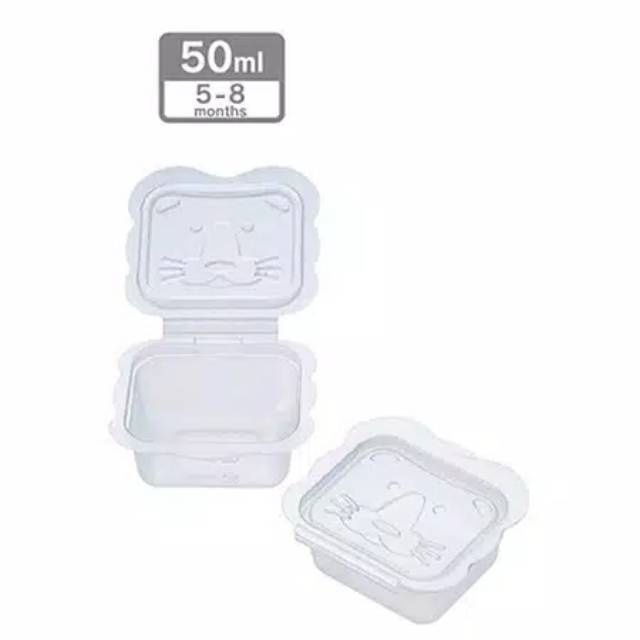 Richell OT Animal Food Container / Tempat Makan Bayi - 50 100 150 ml