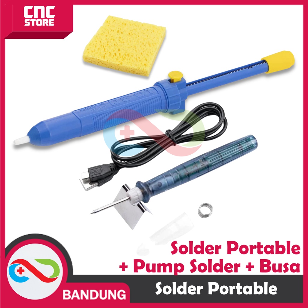 PAKET SOLDER PORTABLE UNTUK PEMULA