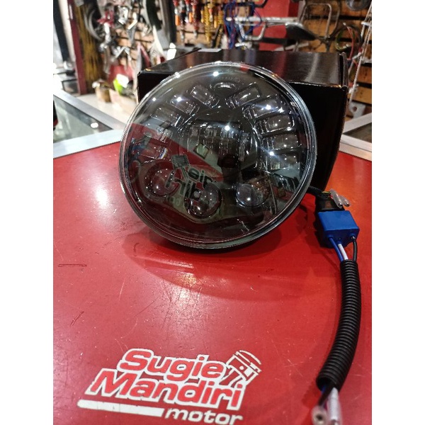 lampu daymaker 7inch dus hitam keluaran lama