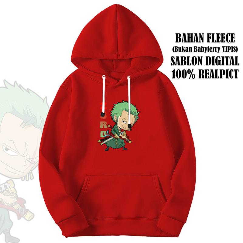 HOODIE ANAK SWEATER ONE PIECE ZORO UNTUK ANAK 2-10 TAHUN BISA COD KE249