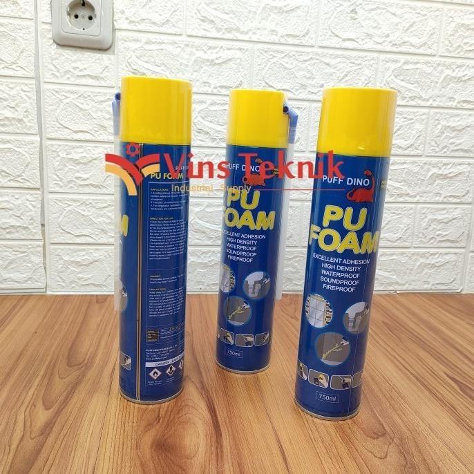Cairan Busa PUFF DINO PU FOAM Polyurethane Poam 750ML