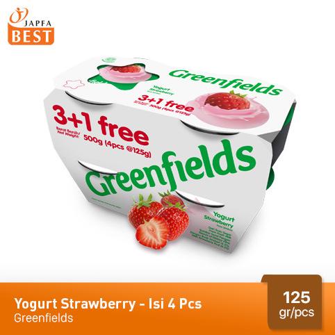 

Greenfields Yogurt Strawberry 125 gr - Isi 4 Pcs TERLARIS TERPERCAYA ORIGINAL