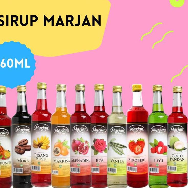 

[268] EXP 01 24 | SIRUP MARJAN 460ML / SIRUP MARJAN SEMUA RASA / SIRUP MARJAN ALL VARIANT VAT1