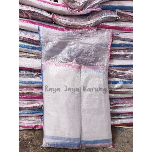 karung bekas beras 50kg - isi 15 lembar