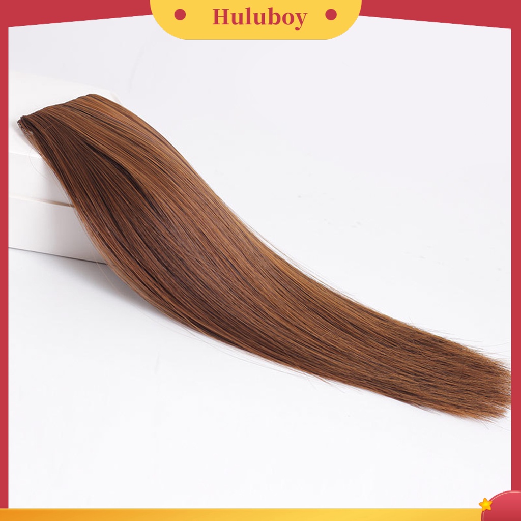 Klip Rambut Palsu Extension Panjang Elastis Invisible Untuk Wanita