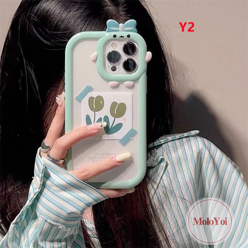 Soft Case Motif Hati Bunga 3D Untuk IPhone 7 8 6 6s Plus 14 Pro MAX 11 12 13 14 Plus XR X XS MAX SE 2020