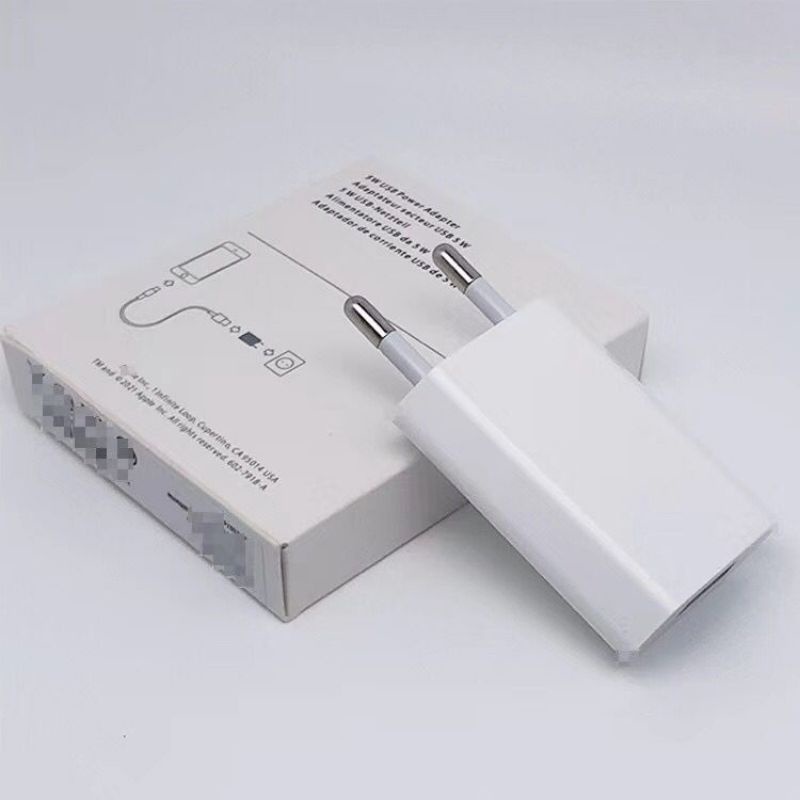 USB Power Adapter 5 Watt untuk iphone 5s 6 7+ x xr xs max 11 pro 12 13