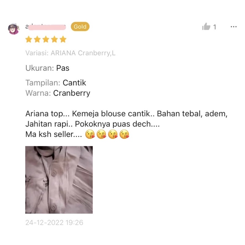 BF Label - Ariana Top | Kemeja Rayon Twill | Kemeja basic murah | Kemeja Korean Style