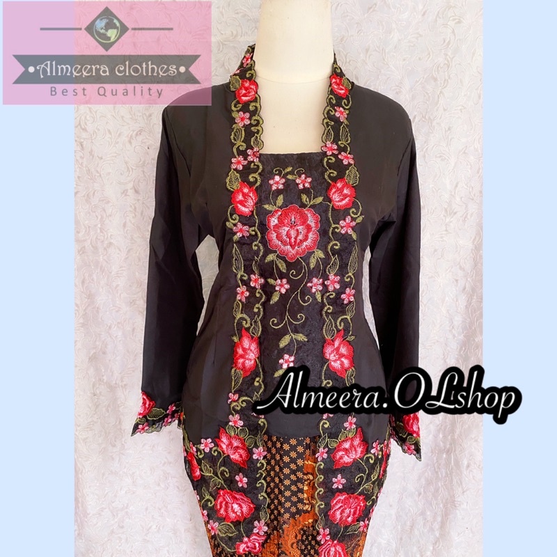 kebaya encim kutubaru warna kombinasi M L XL XXL 4L 5L