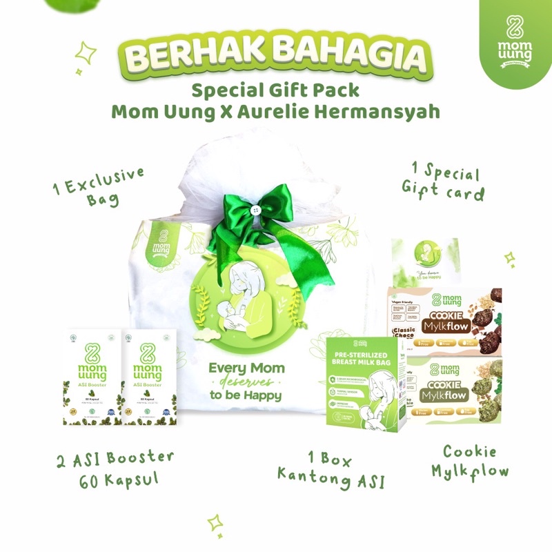 MOM UUNG Mini Paket Special Gift Edisi BERHAK BAHAGIA MomUung x Aurel