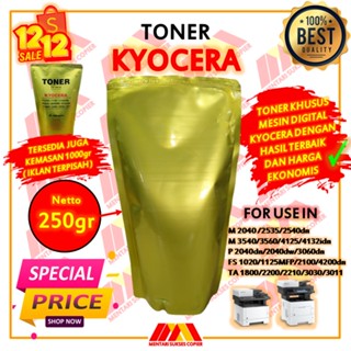 TONER KYOCERA 250 GRAM SERIES M3660IDN / M (2640 2540 2040 2535) DN - BUBUK TINTA REFILL COMPATIBLE
