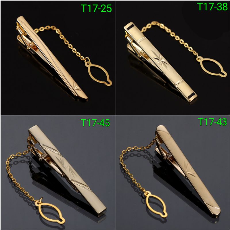 Penjepit Dasi Pria Tie Clip Jepit Dasi T17 T26 Import Premium