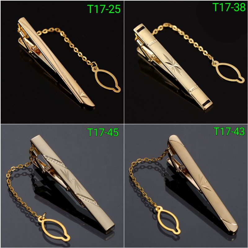 Penjepit Dasi Pria Tie Clip Jepit Dasi T17 T26 Import Premium