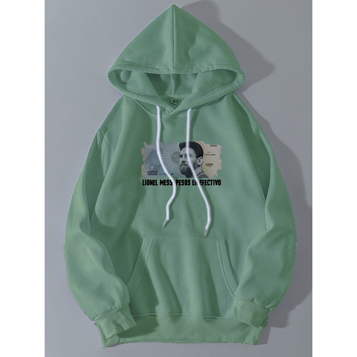 Sweater Hoodie pria wanita Messi Money terbaru /sweater pria wanita kekinian / Hoodie Jumper Bahan Fleece Ukuran M L XL XXL