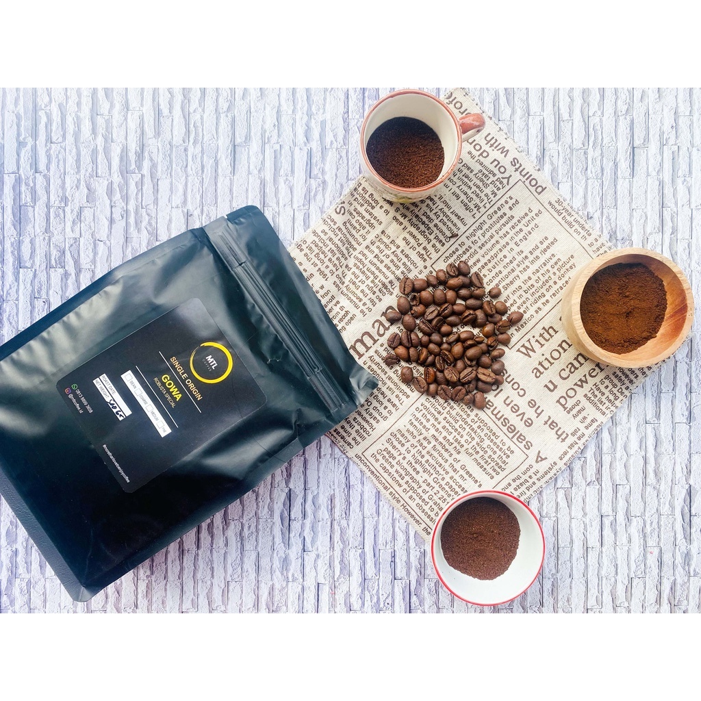 

ROASTED BEAN ROBUSTA GOWA 500gr / KOPI ROBUSTA GOWA 500gr