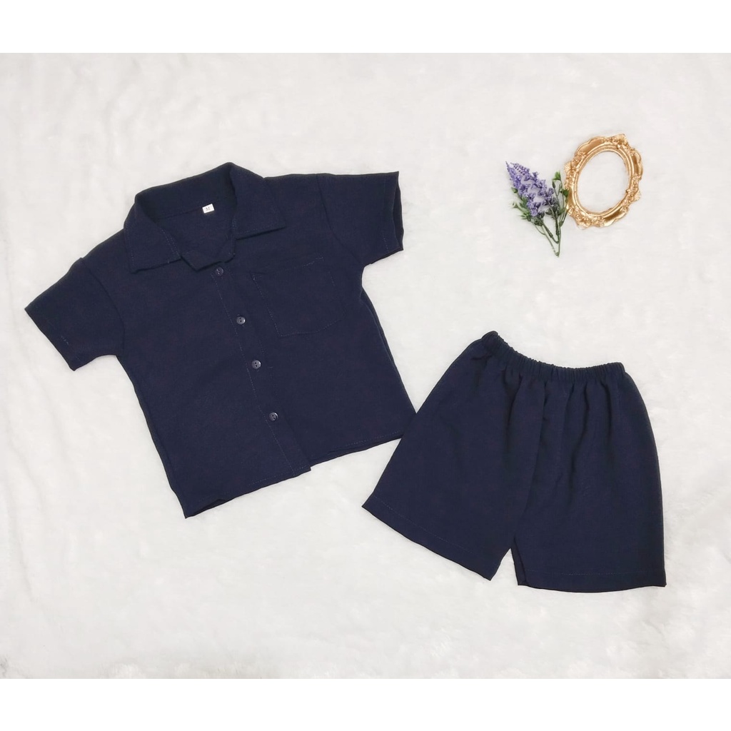 VF - Setelan Anak Pendek Crinkle