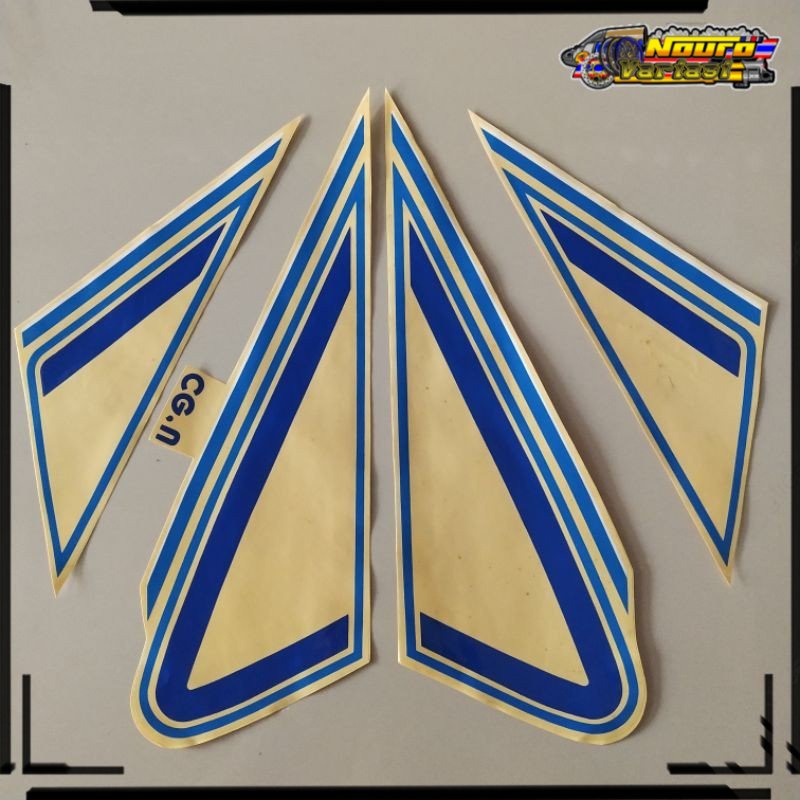 COD Striping Honda CG N 110 biru body standar berkualitas mantap