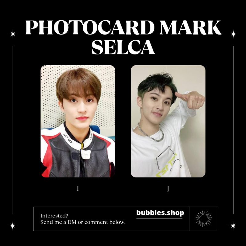 PHOTOCARD UNOFFICIAL MARK NCT SELCA