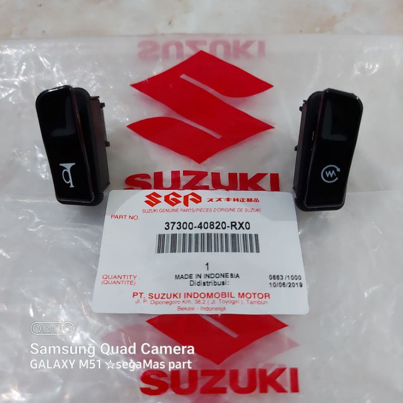 Tombol saklar stater klakson switch start horn Suzuki Address, Nex, Lets Original