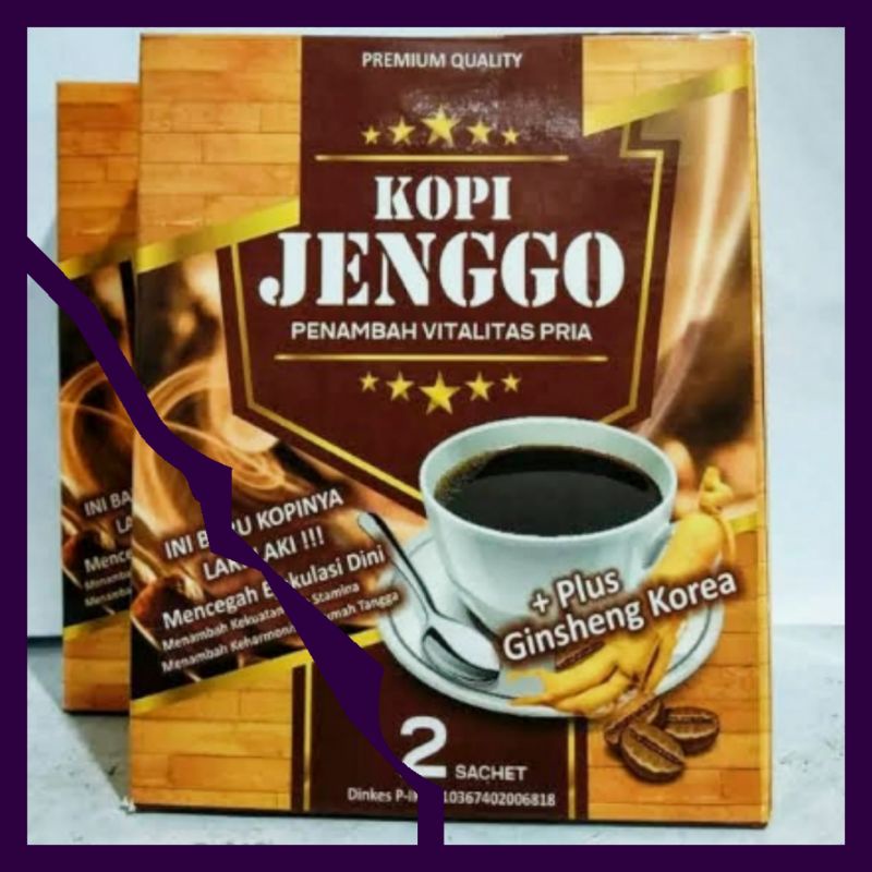 

Kopi Jenggo Kopi Penambah Stamina Pria isi 2sachet