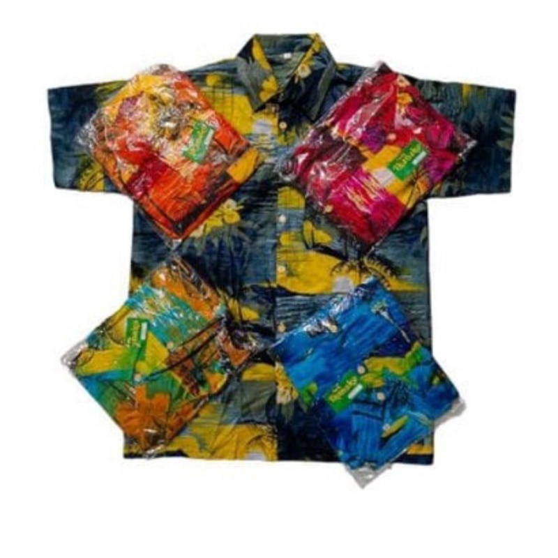 KEMEJA PANTAI PRIA WANITA ANAK JUMBO | GROSIR KEMEJA PENDEK SURFING