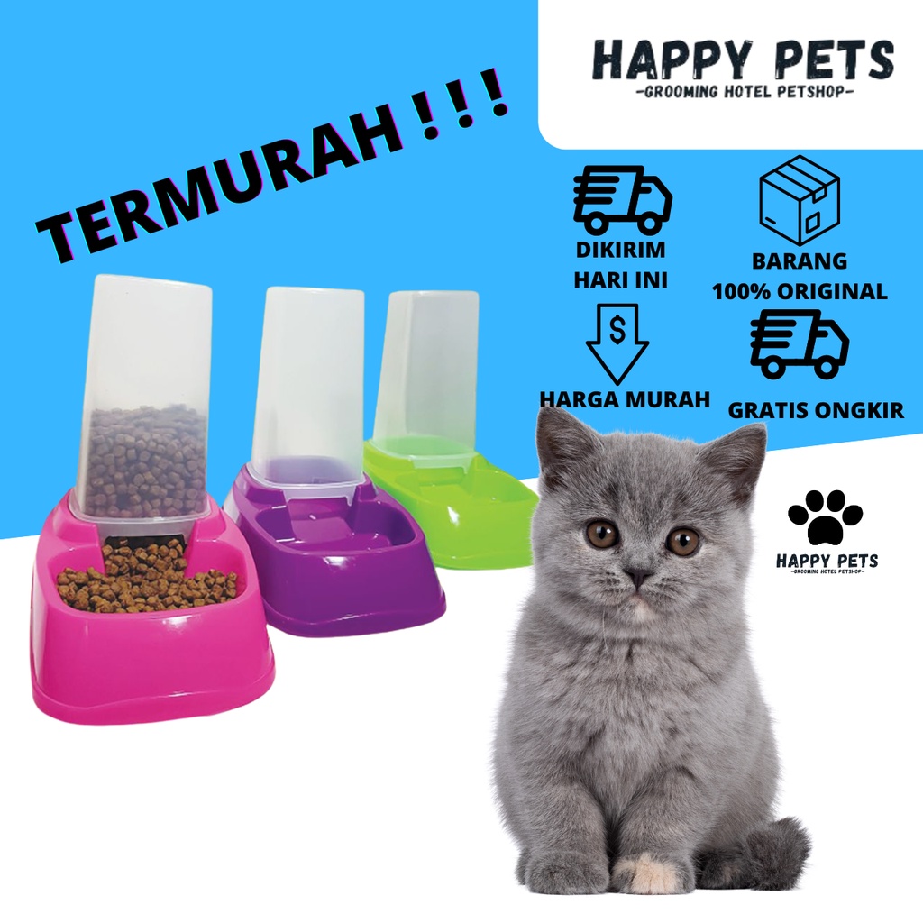 Pet dispenser tempat makanan kucing semi automatis