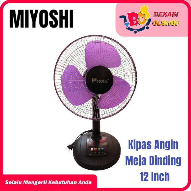 KIPAS ANGIN 2IN1 12IN MIYOSHI DEKS FAN 12INCH