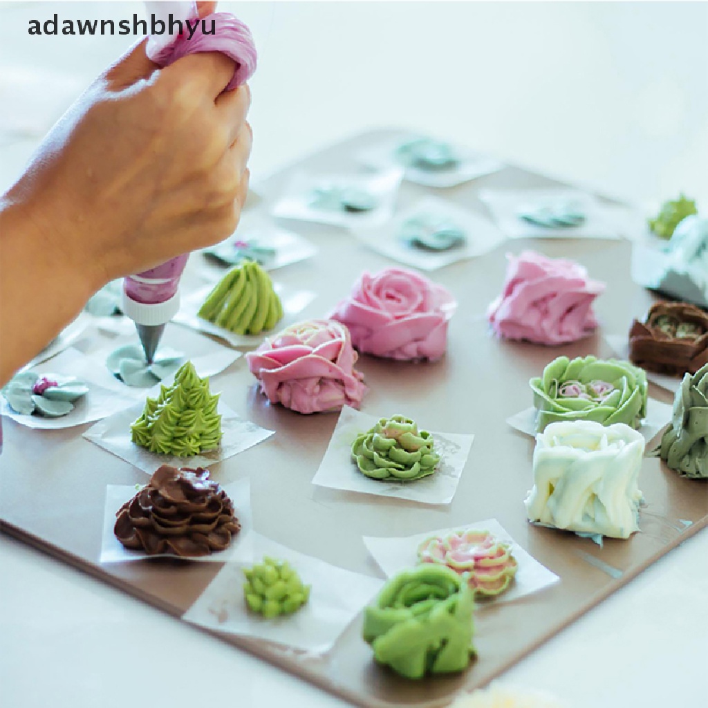 Adawnshbhyu 56pcs Nozzle Kue Dekorag Kue Tip Set Cream Sprinkler Kue DIY Modelling Tool ID