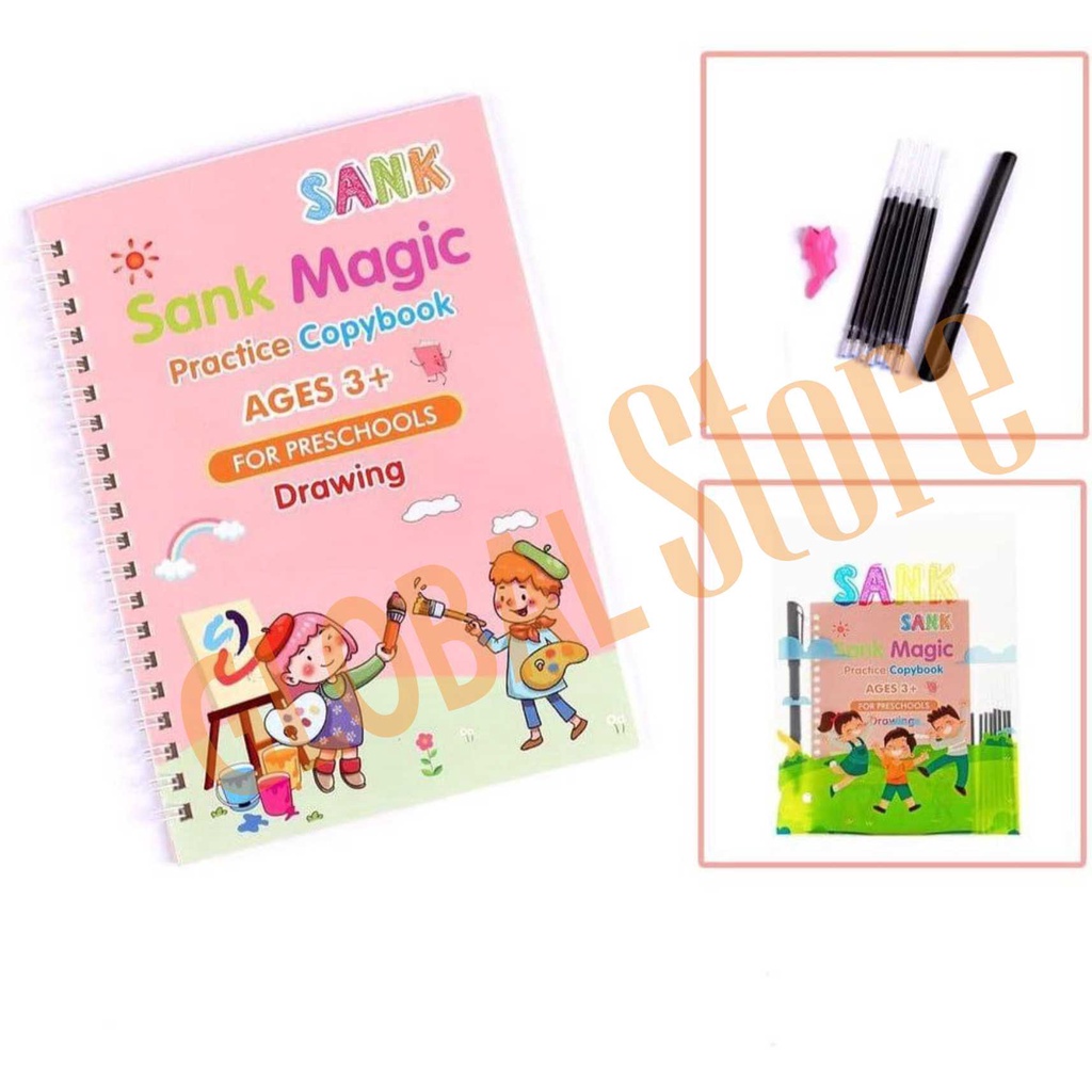 

1 SET 4 BUKU / SET MAGIC PRACTICE BOOK ORIGINAL/ SANK MAGIC BOOK