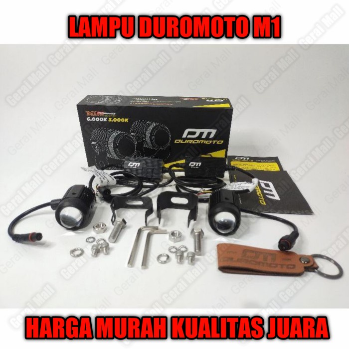 Lampu led sorot kabut Duromoto m1 terang 12 24 volt