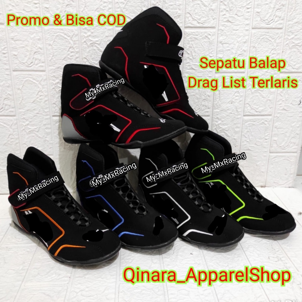 sepatu balap drag anak  sepatu kids race sepat rally touring roadrace sepatu motor buat anak anak kids free glove