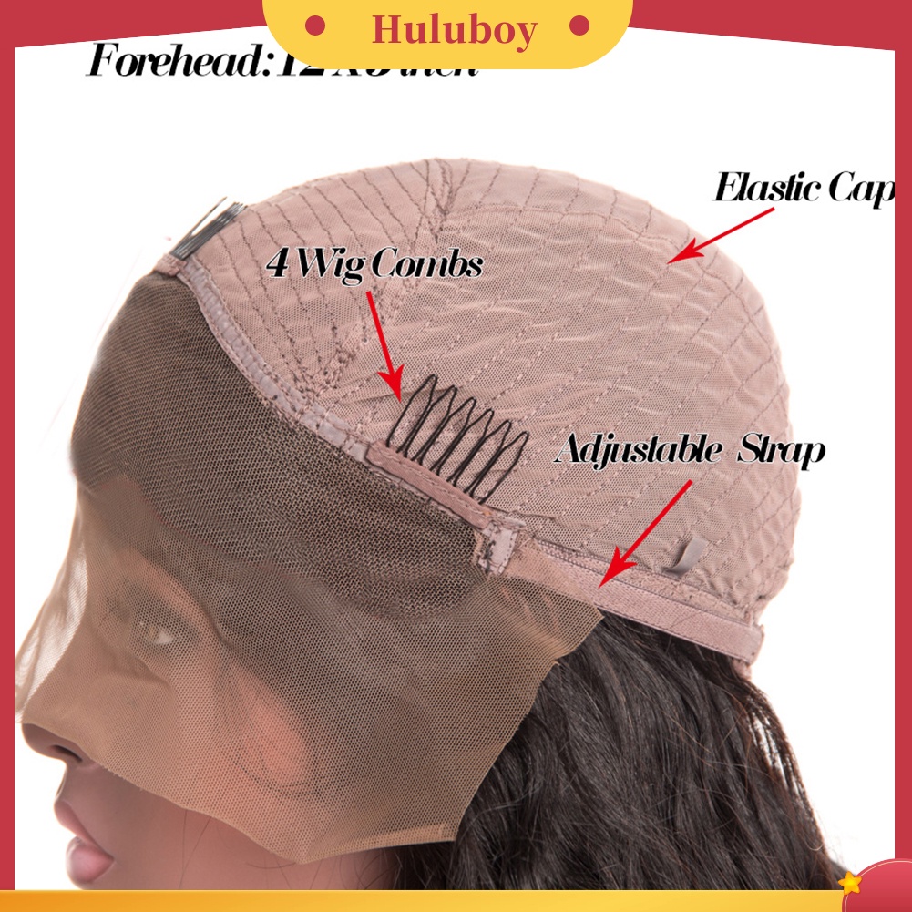 Wig Rambut Panjang Keriting Gelombang Tanpa Lem Gaya Afrika Amerika Untuk Wanita