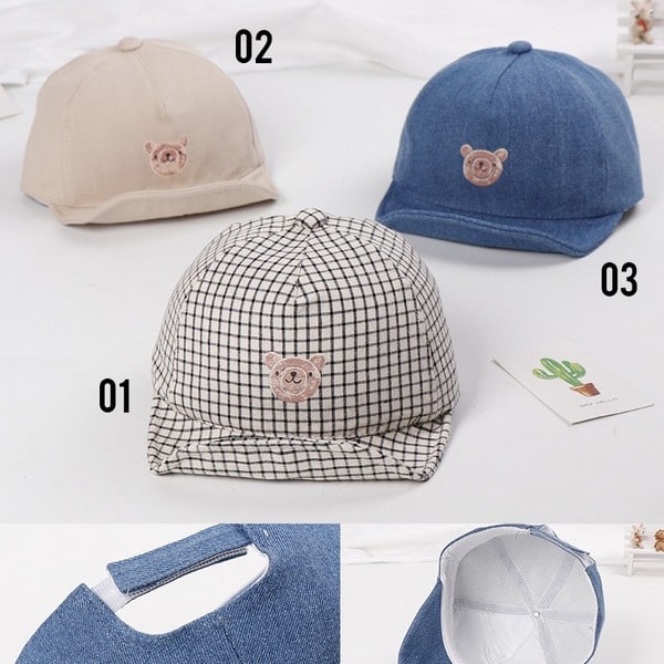 LIN8005 - TOPI ANAK MOTIF BEAR