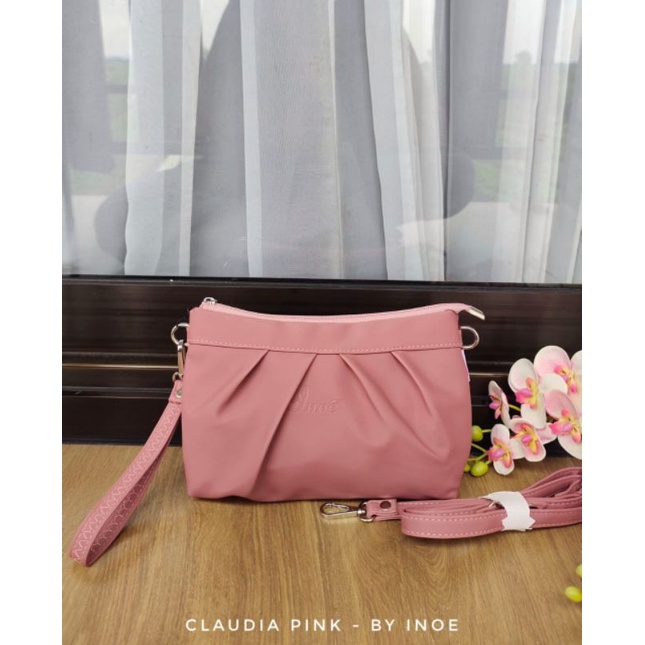 TAS SELEMPANG CLAUDIA BY INOE BAHAN CHOCOLY ANTI AIR WATERPROOF