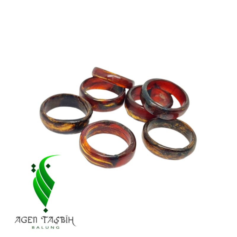 Cincin Akar Bahar Tembus Cahaya_Size 17mm, 18mm, 19mm