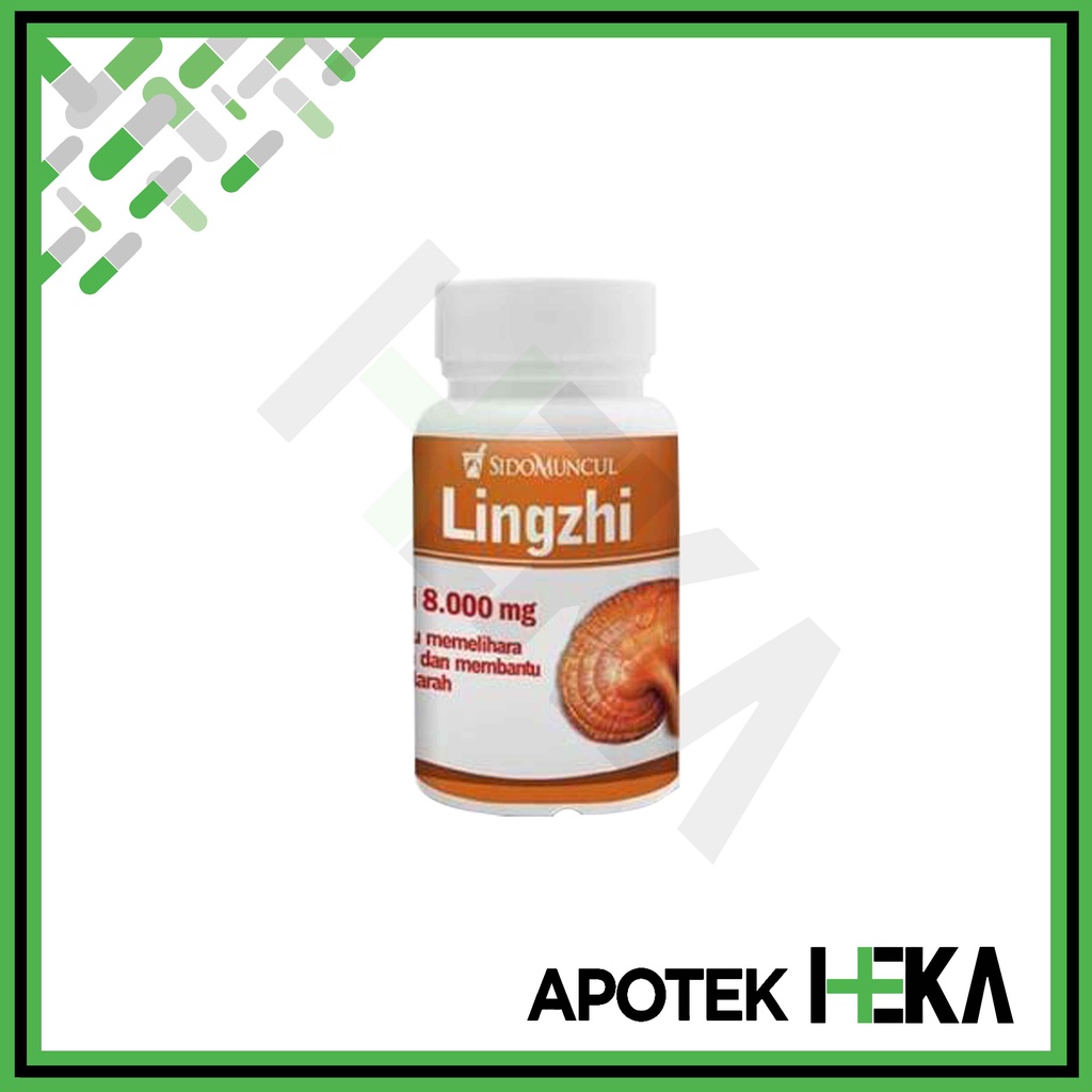 Lingzhi 8000 mg isi 30 Kapsul - Herbal Membantu Sirkulasi Darah (SEMARANG)