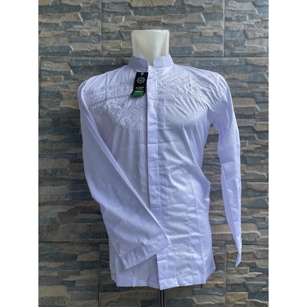 Koko modern pria baju koko al wafa sulthon white