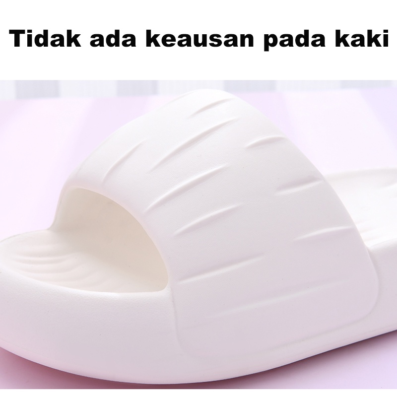 Sandal Wanita Sendal Jelly Slop Korean Ceria Shoes Import Jelly Soft Slipper Anti Slip Elastic Empuk EVA SIZE:36-41