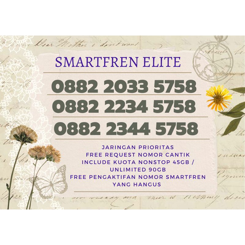 Nomor Cantik Smartfren