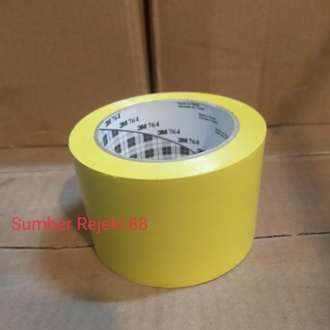 

3m Floor Marking tape 764 - Vinil Tape - Lakban garis Lantai - 10cm