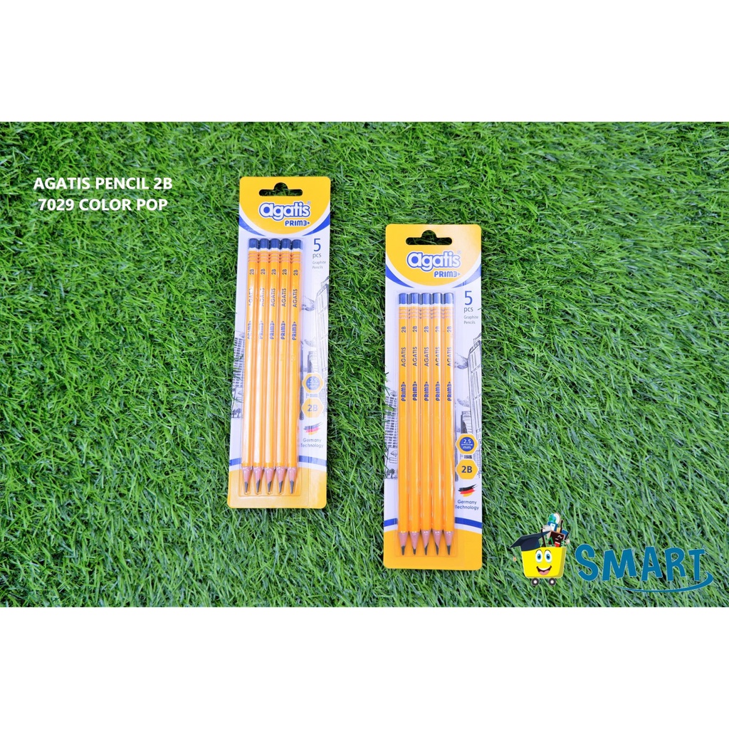 

AGATIS PENCIL 2B BLISTER CARD SET 5PCS