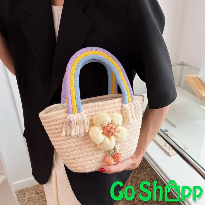 Tas Selempang Bahu Hand Bag Rajut Wanita Import Fashion Korea Terbaru - Tas Shoulder Bag Wanita Lucu Kekinian TG10