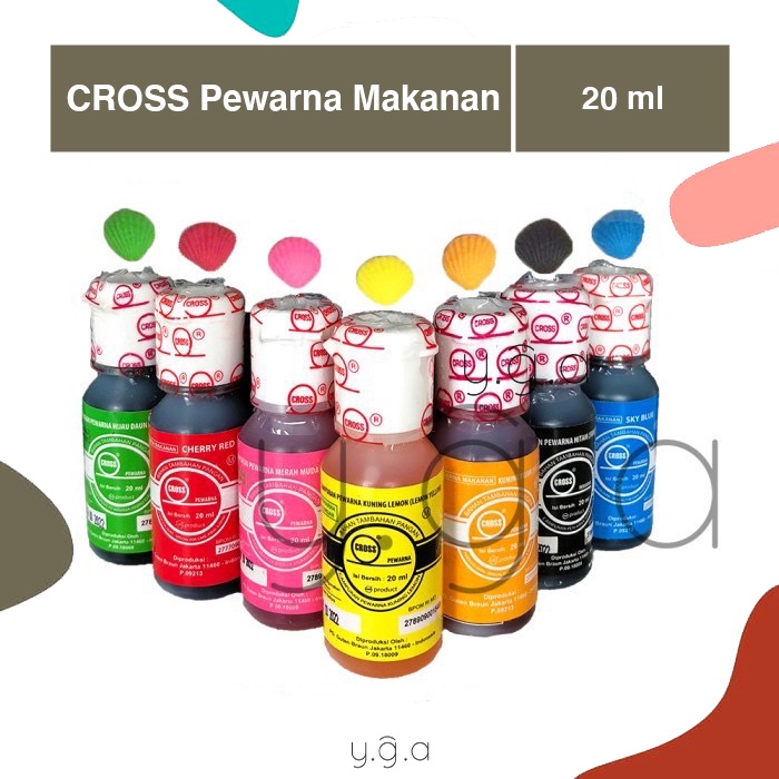 

Pewarna Cross Diva 20ml / Pewarna Makanan Oil Based
