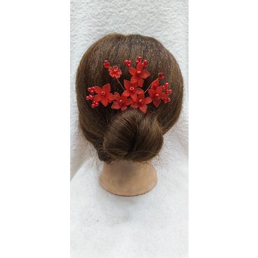 Sirkam mutiara/hiasan rambut korea/sirkam lentur