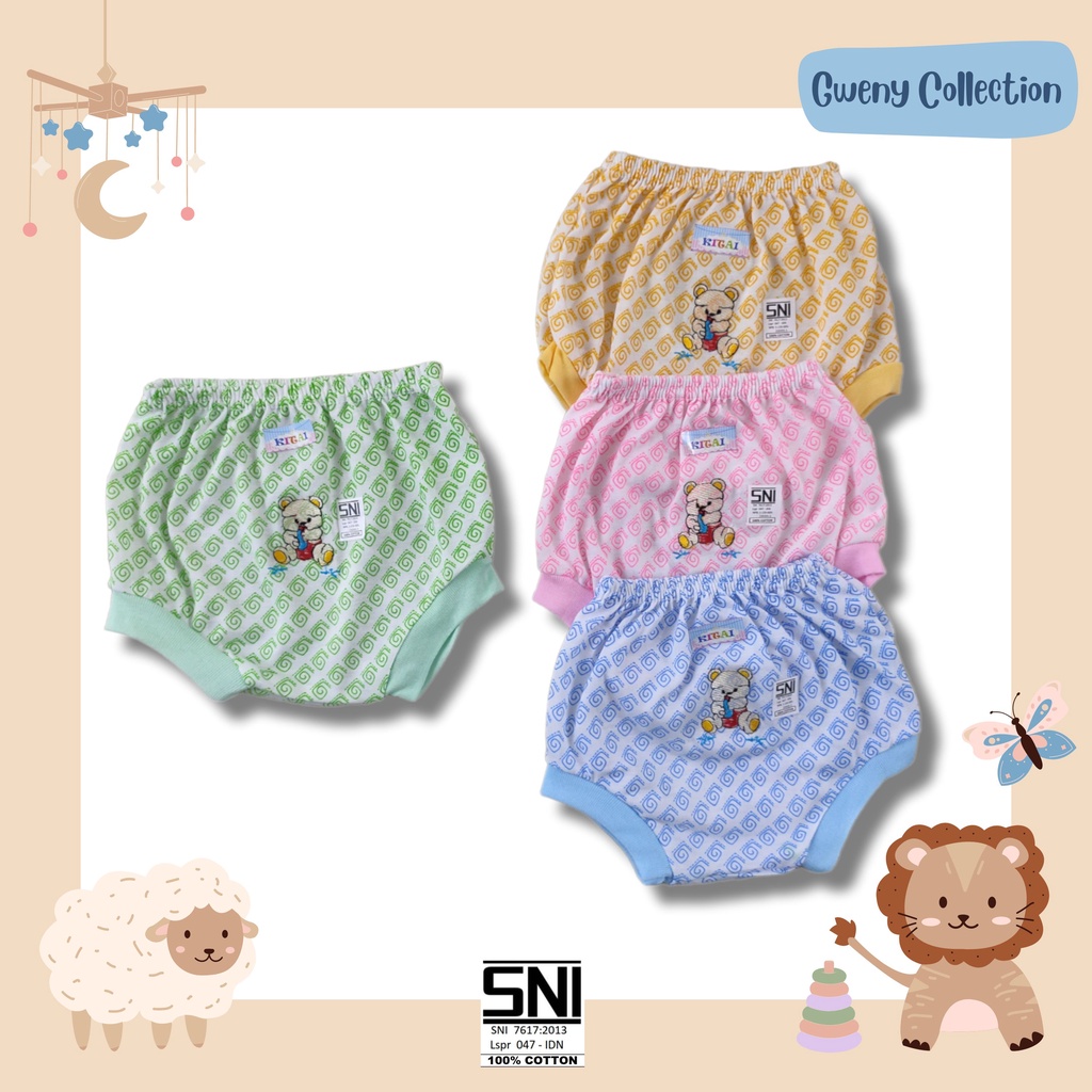 CELANA SEGITIGA BAYI &amp; ANAK CELANA POP BABY CELANA PENDEK ANAK NEWBORN UNISEX (CV P/)